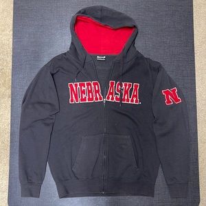 NEBRASKA Zip Up Hoodie